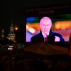 El presidente ha subido al escenario para recordar que la URSS cre&oacute; la Ucrania moderna.